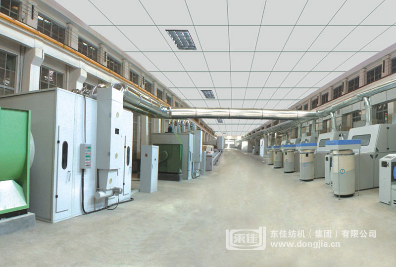 全流程開清梳聯合機